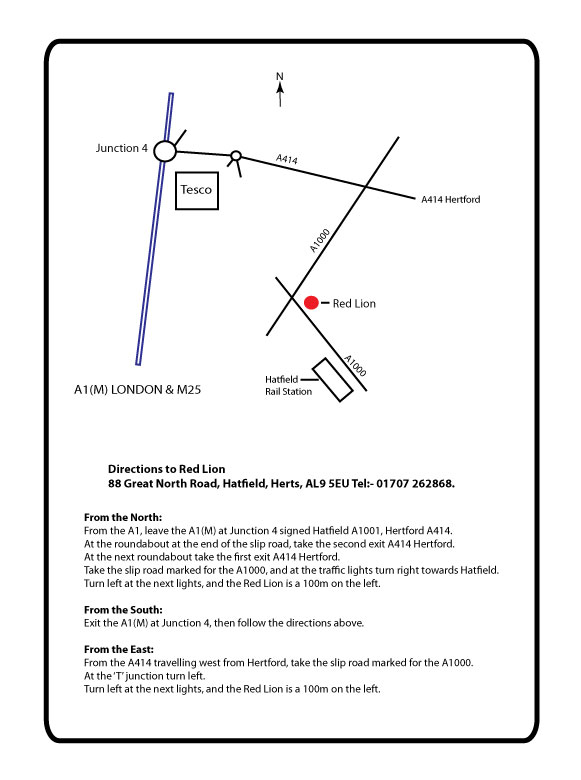 Red Lion map